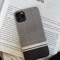 Compatible with Apple, Black houndstooth iPhone 11 phone case