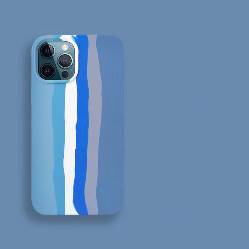 Compatible with Apple , Phone Case 11 Rainbow Liquid Shell Apple