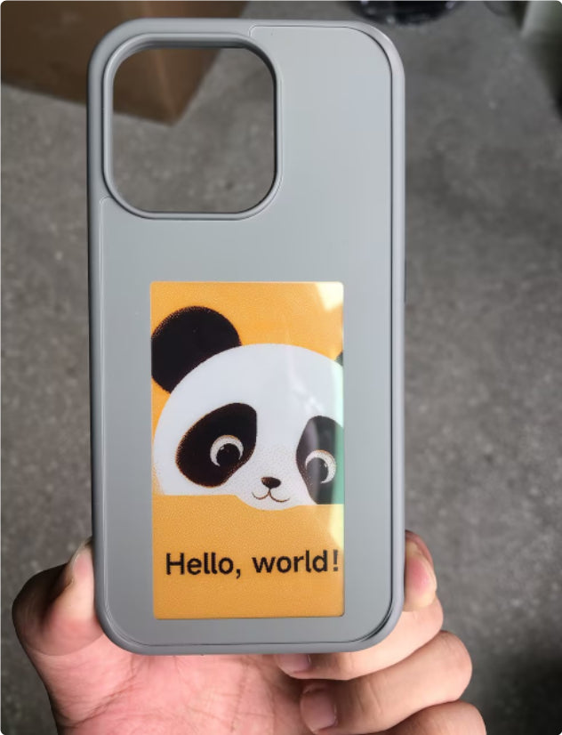 E-ink Screen Phone Case Unlimited Screen Projection Personalized Phone Cover New Designe Luxury Phone Case